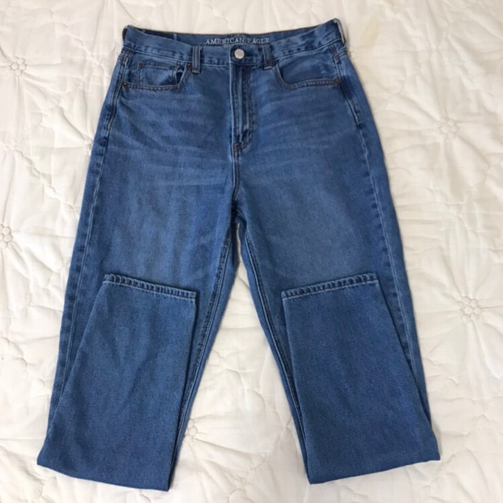 AEO classic mom jeans